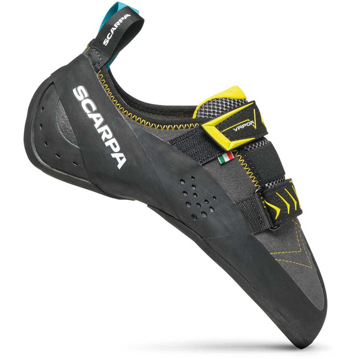 SCARPA Vapor V Smoke/Yellow scarpette arrampicata