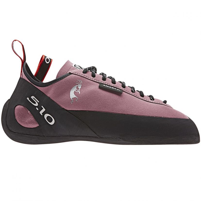 pink climbing shoes