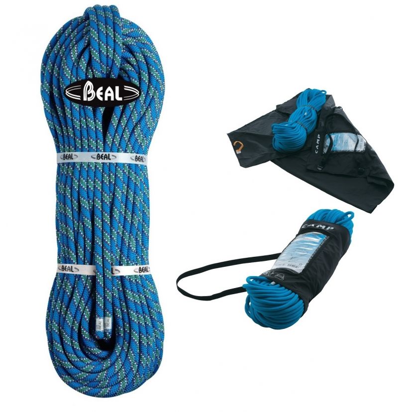Beal Lampo 9.7 mm climbing rope + CAMP Rope Holder rope sheet