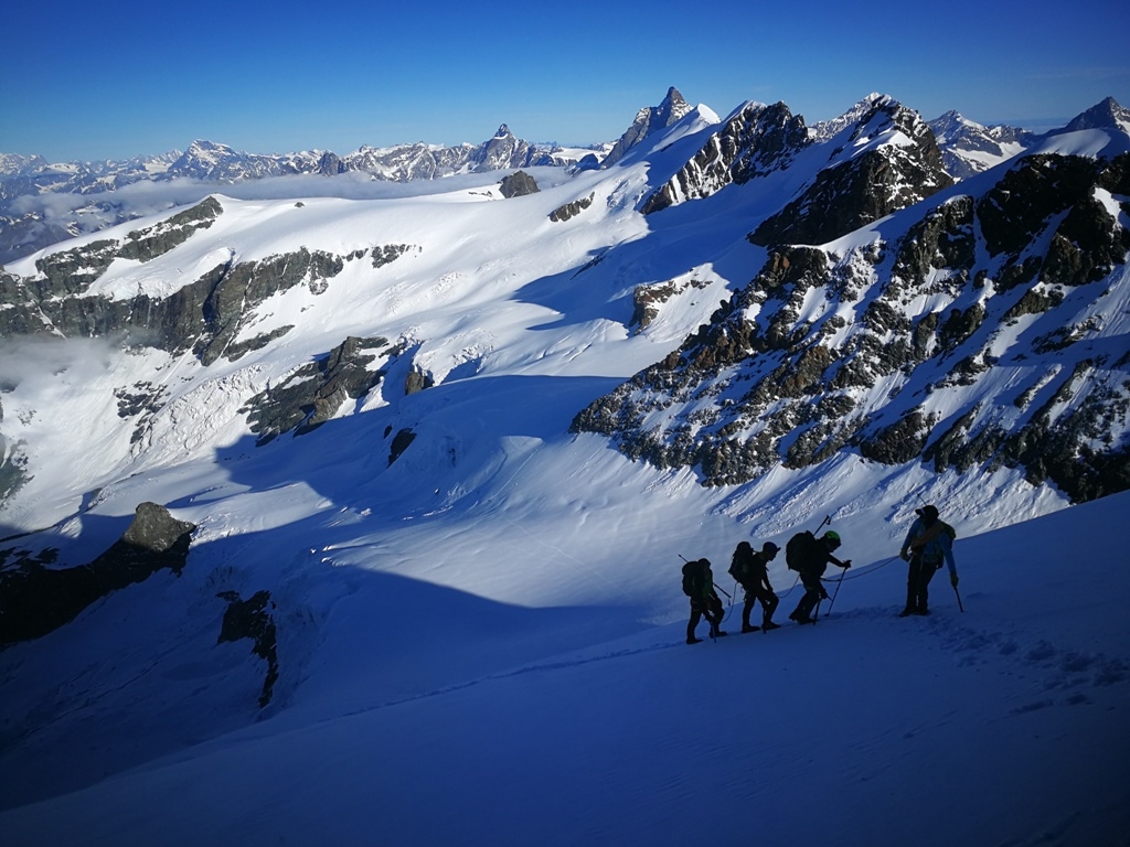 Piccozza lunga in acciaio da alpinismo ed escursioni su ghiacciaio Cam