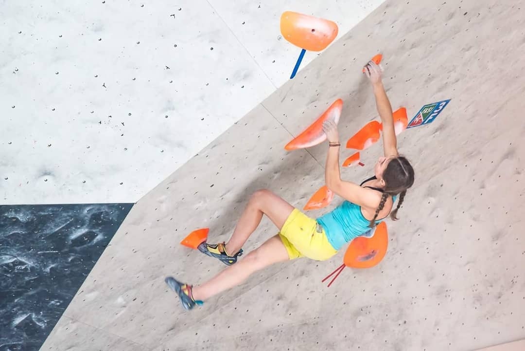 Camilla Moroni arrampicata boulder