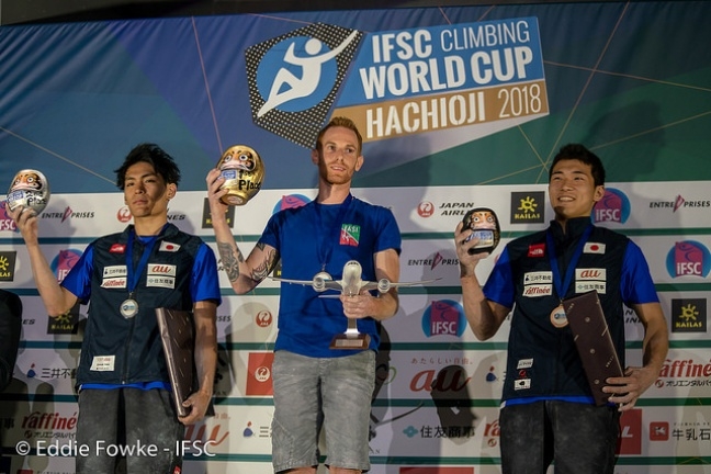 Ad Hachioji Moroni vince la medaglia d’oro nel boulder - Novelle d’arrampicata