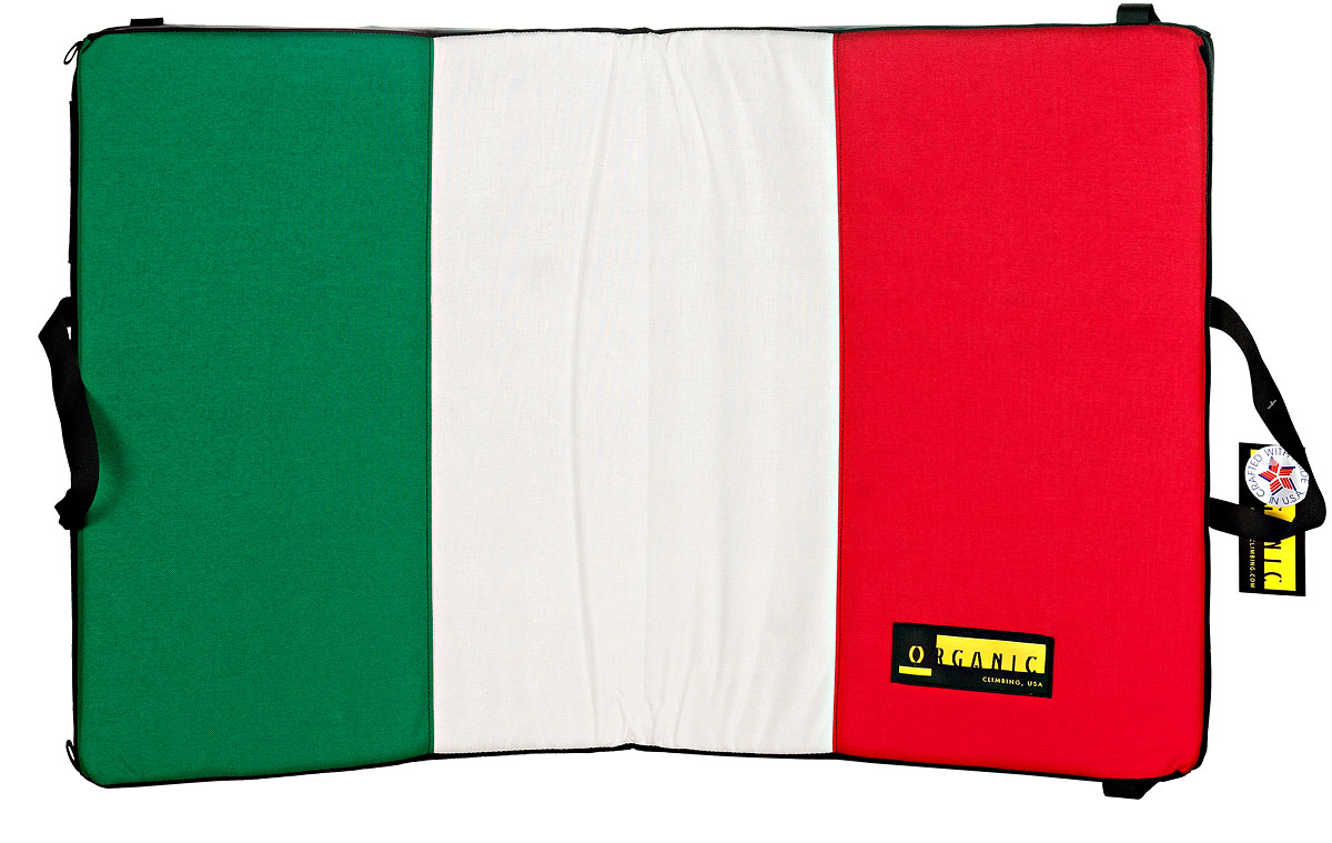 Nuovi arrivi crash pad Italian Flag by Organic Climbing