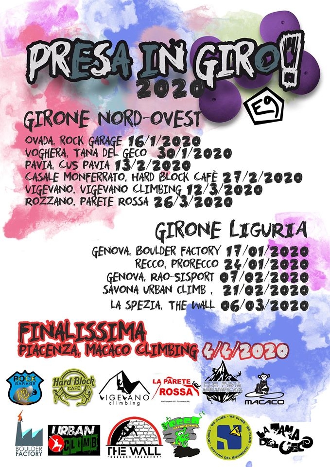 Il circuito boulder Presa in Giro approda a Pavia!