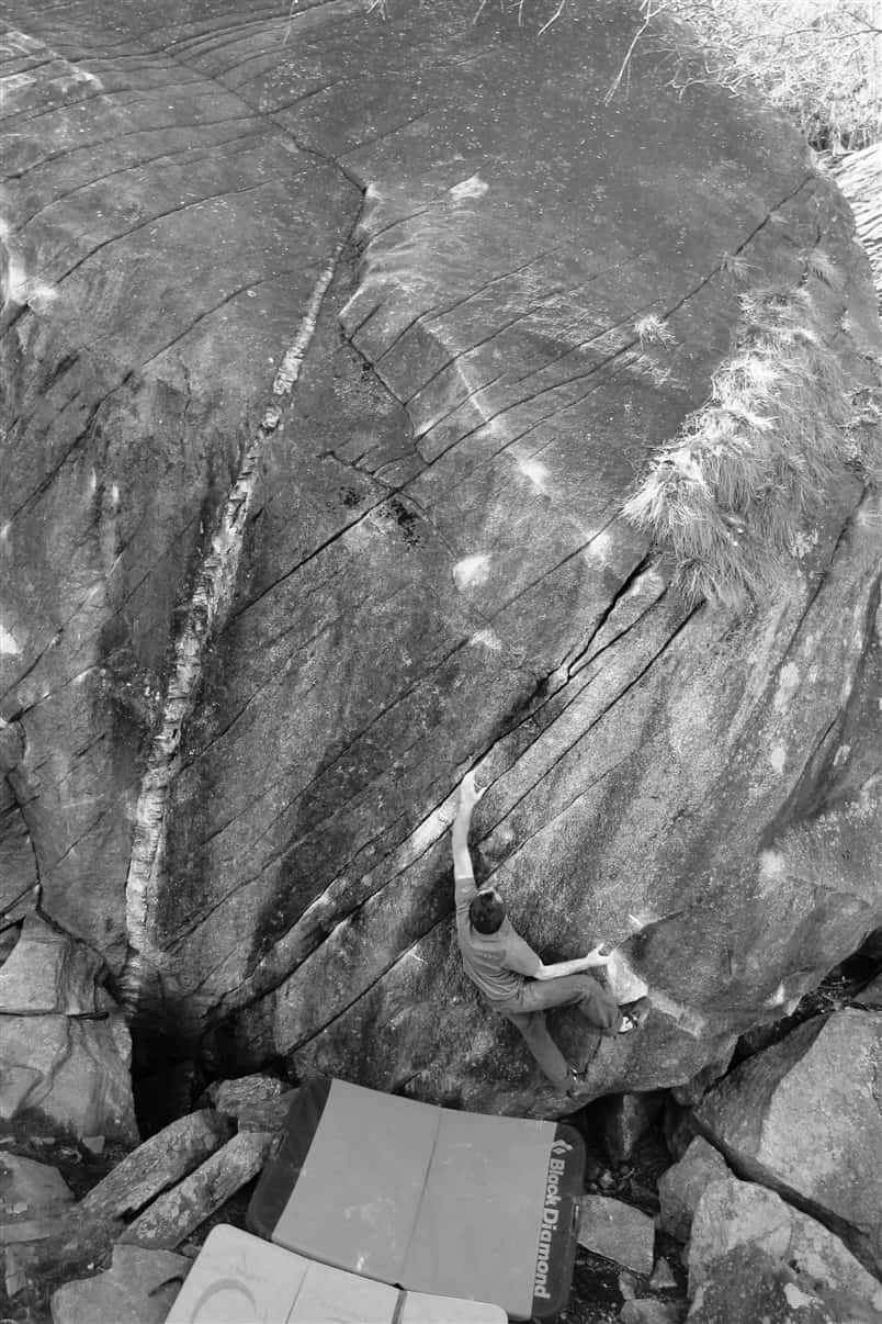 Boulder a Chironico - Oliunìd is bloc
