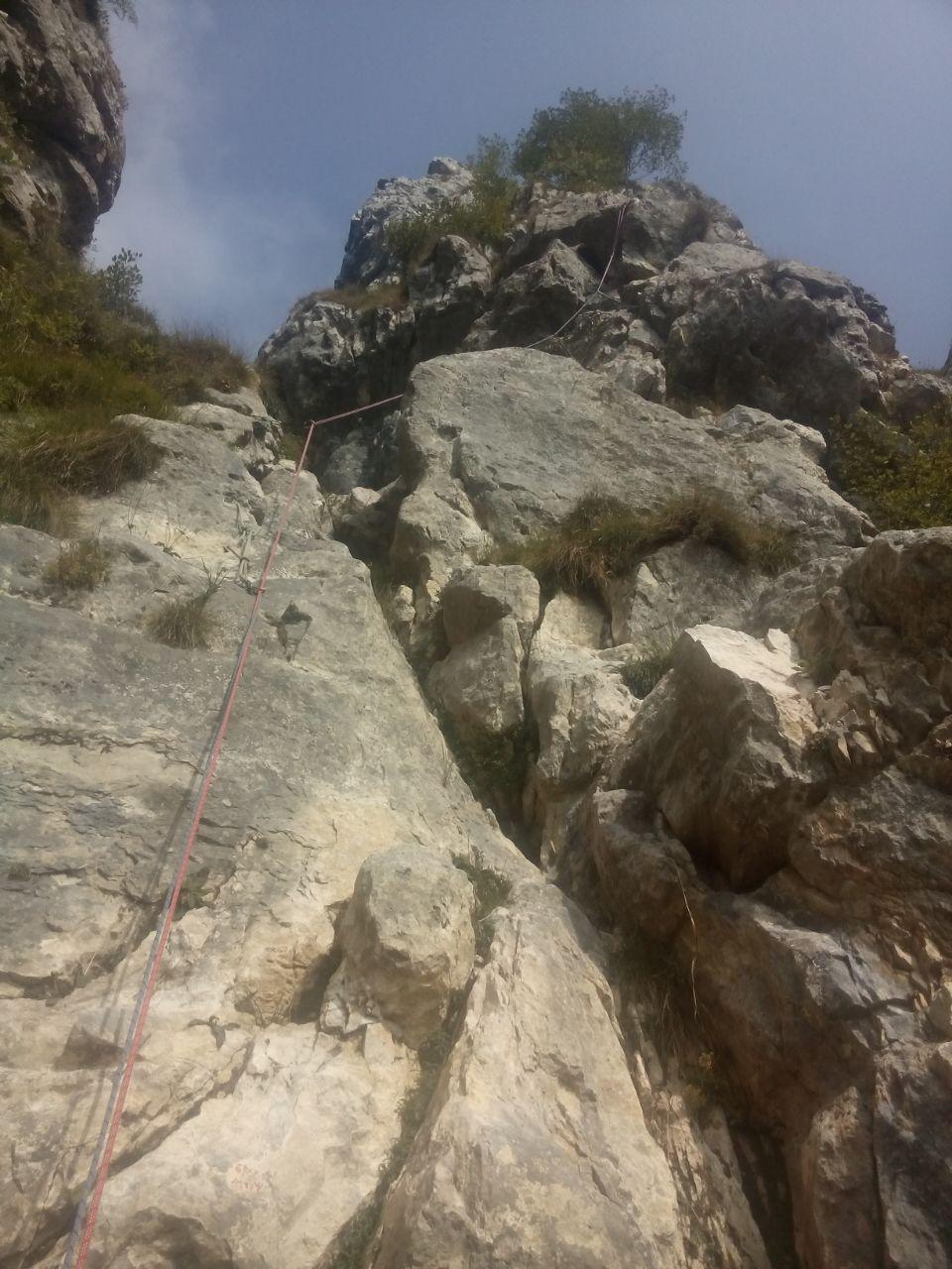 Oliunìd on the route: via Erica e Alice al Cengio