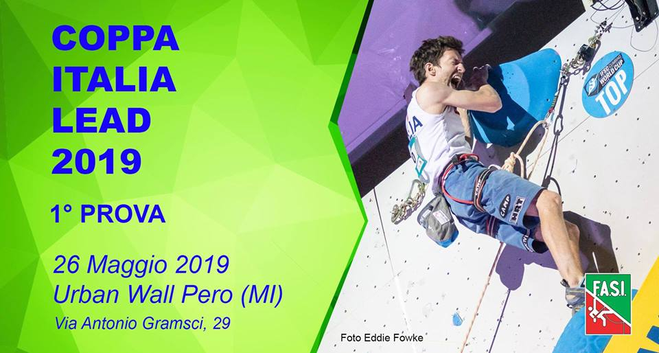 La Coppa Italia Lead in partenza allo Urban Wall di Pero