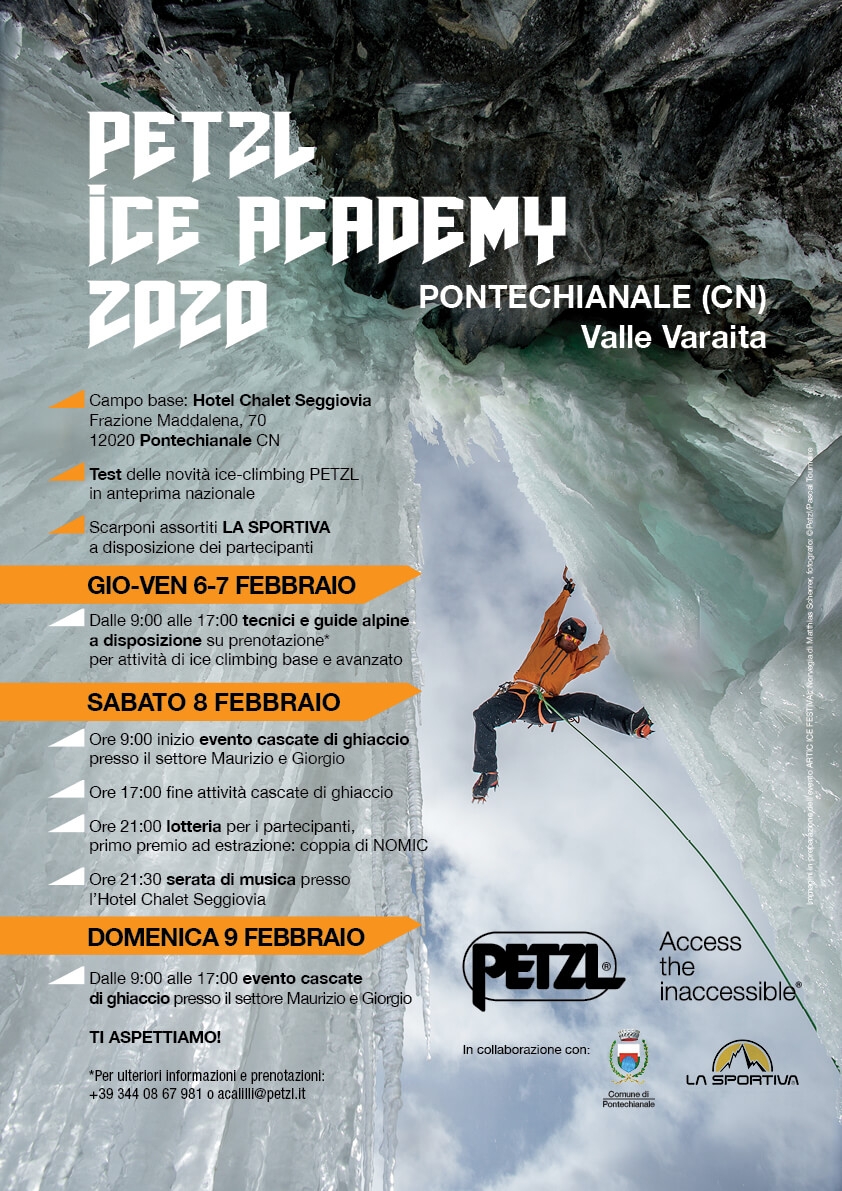 La nuova edizione del Petzl Ice Academy ti aspetta a Pontechianale (CN)!