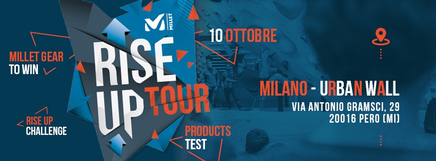 Il Millet Rise Up Tour 2018 allo Urban Wall di Pero